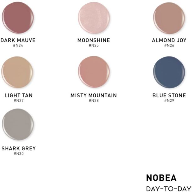 Original NOBEA Day-to-Day Gel-like Nail Polish lac de unghii cu efect de gel culoare Beige nutmeg #N52 6 ml