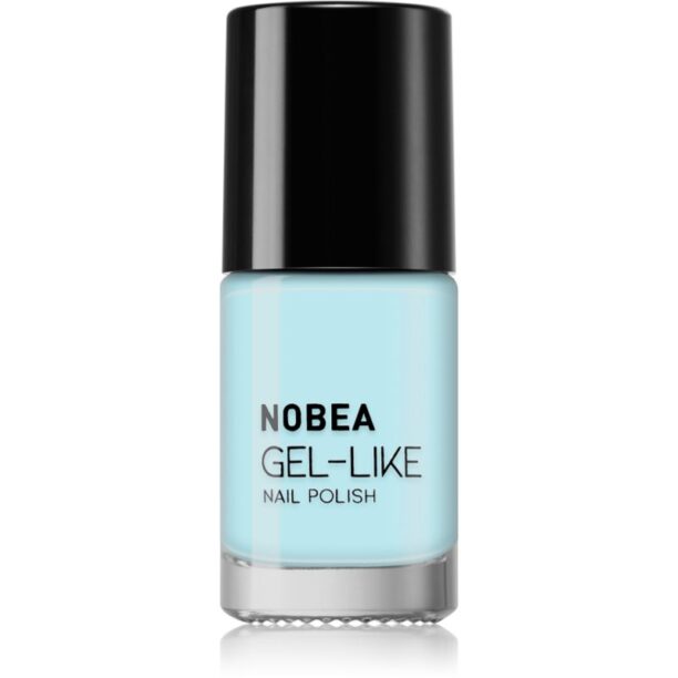 NOBEA Day-to-Day Gel-like Nail Polish lac de unghii cu efect de gel culoare #N67 Sky blue summer 6 ml preţ