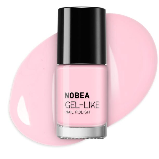 Preţ NOBEA Day-to-Day Gel-like Nail Polish lac de unghii cu efect de gel culoare #N68 Pink cream 6 ml