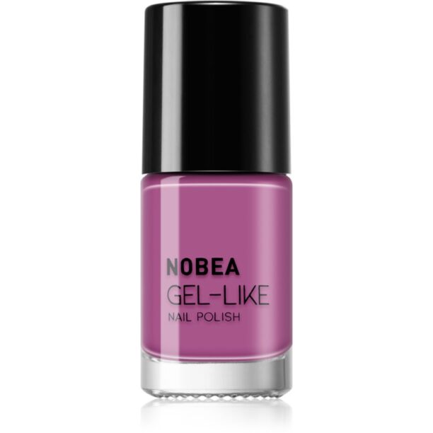 NOBEA Day-to-Day Gel-like Nail Polish lac de unghii cu efect de gel culoare #N70 Pink orchid 6 ml preţ