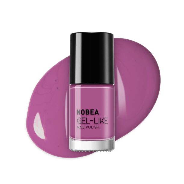 Preţ NOBEA Day-to-Day Gel-like Nail Polish lac de unghii cu efect de gel culoare #N70 Pink orchid 6 ml