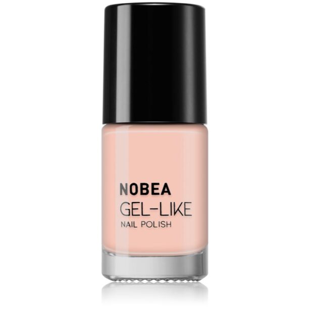 NOBEA Day-to-Day Gel-like Nail Polish lac de unghii cu efect de gel culoare #N72 Nude beige 6 ml preţ