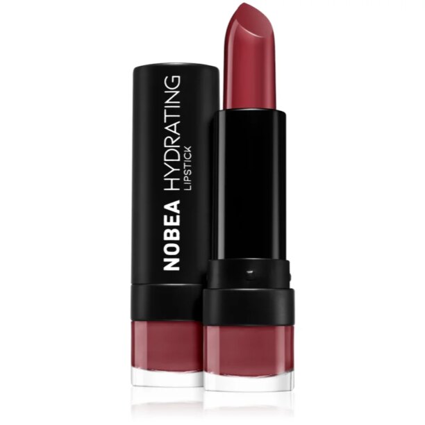 NOBEA Day-to-Day Hydrating Lipstick ruj hidratant culoare Burgundy #L14 4