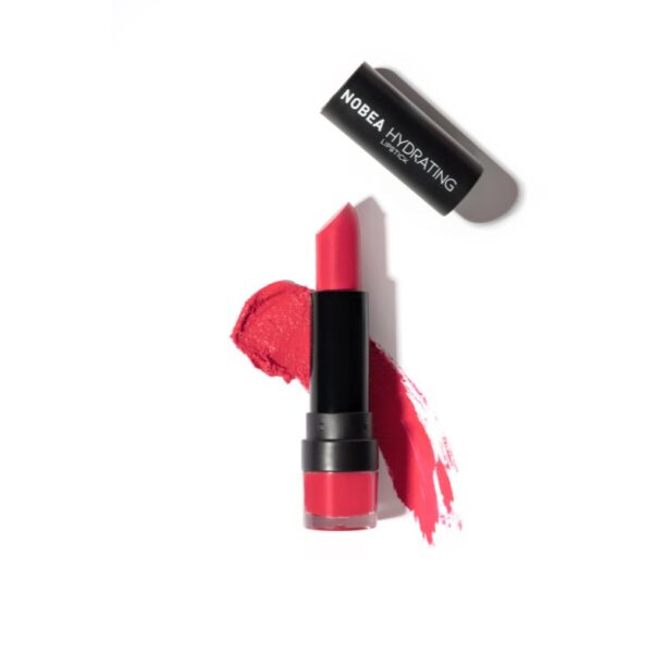 NOBEA Day-to-Day Hydrating Lipstick ruj hidratant culoare Cherry Punch #L12 4