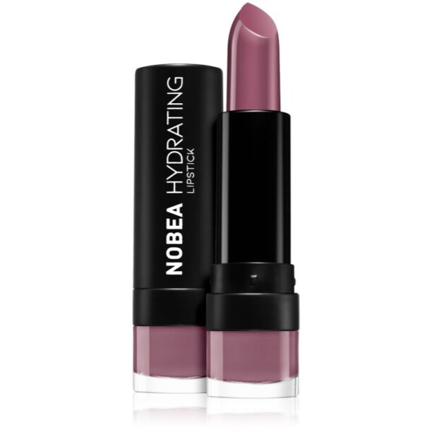 NOBEA Day-to-Day Hydrating Lipstick ruj hidratant culoare Soft Plum #L10 4