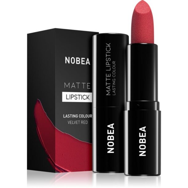 NOBEA Day-to-Day Matte Lipstick ruj mat culoare Velvet red #M16 3 g preţ