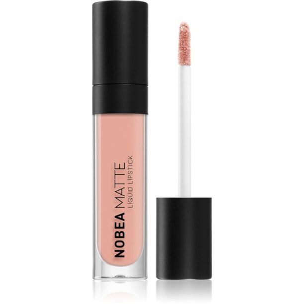 NOBEA Day-to-Day Matte Liquid Lipstick ruj lichid mat culoare Cool Pink #M01 7 ml preţ