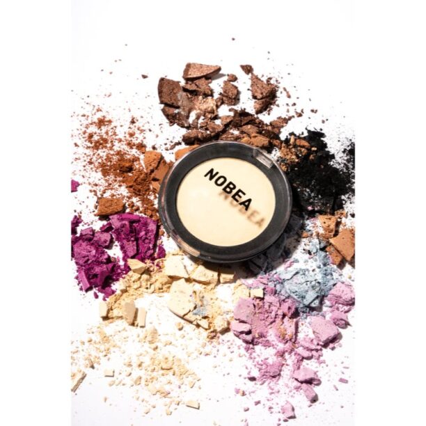 Preţ NOBEA Day-to-Day Mono Eyeshadow fard ochi cu particule stralucitoare culoare Toasted almond 3