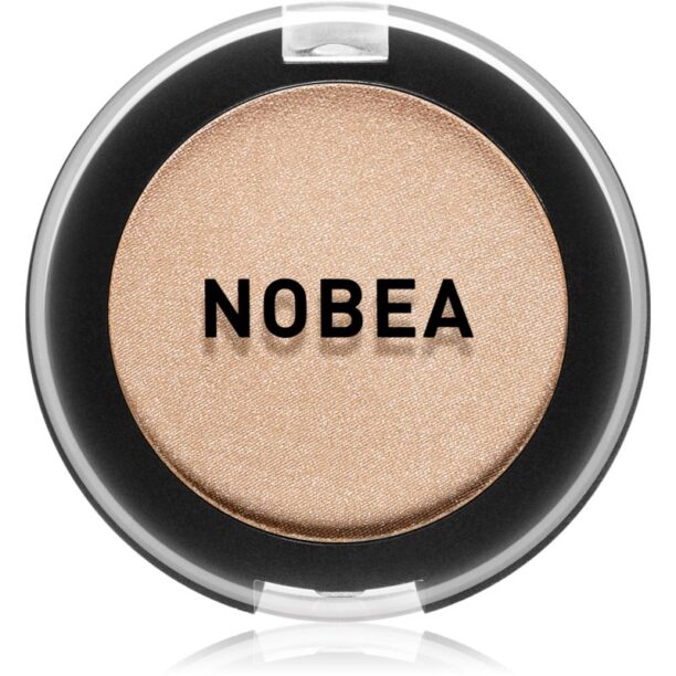 NOBEA Day-to-Day Mono Eyeshadow fard ochi cu particule stralucitoare culoare Toasted almond 3