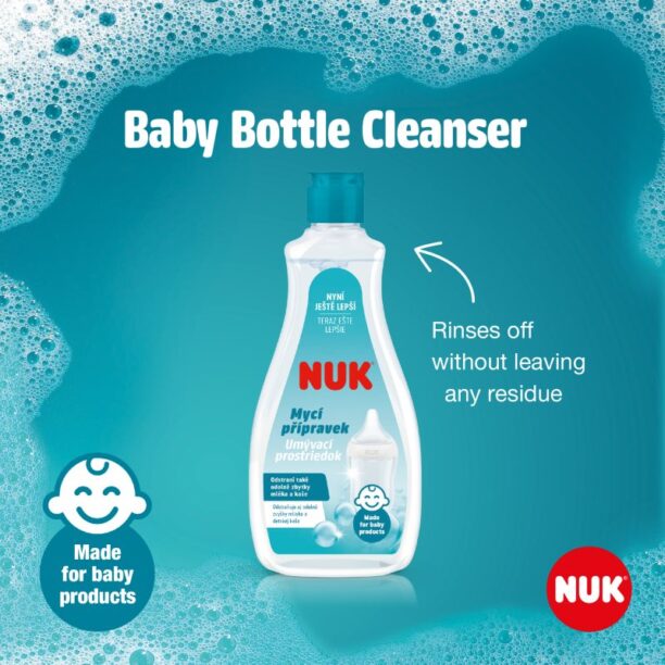 Cumpăra NUK Bottle and Nipple Cleanser produs de curățare pentru articolele copiilor 500 ml