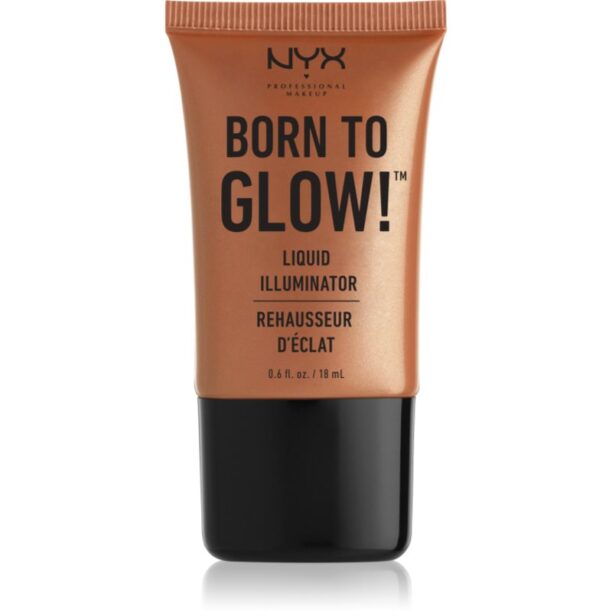 NYX Professional Makeup Born To Glow iluminator lichid culoare 04 Sun Goddess 18 ml