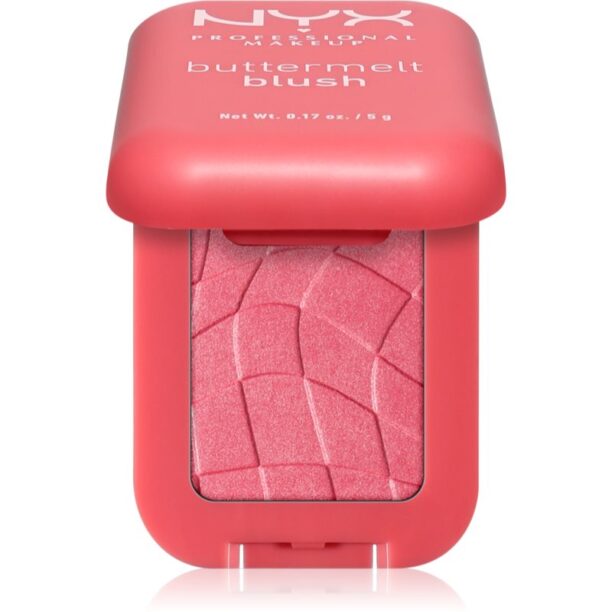 NYX Professional Makeup Buttermelt Blush fard de obraz sub forma de pudra culoare 08 Gettin Butta 5 g preţ