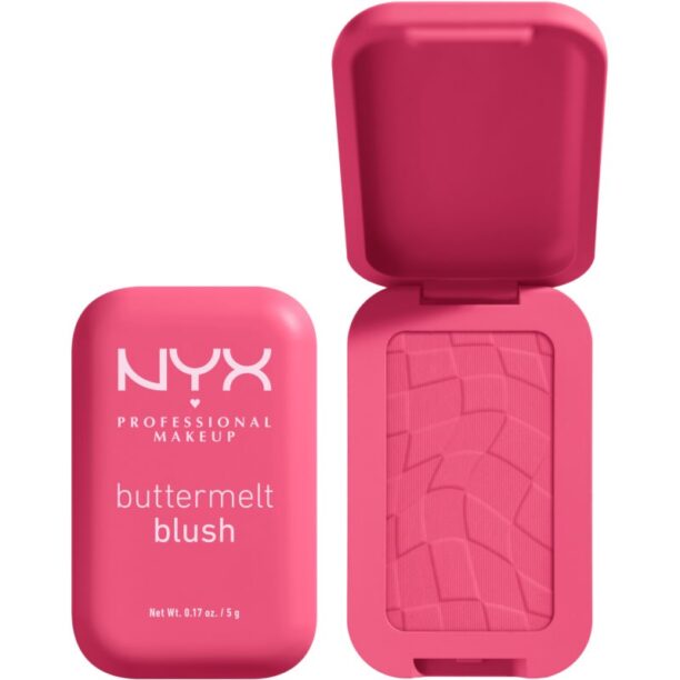 Cumpăra NYX Professional Makeup Buttermelt Blush fard de obraz sub forma de pudra culoare 08 Gettin Butta 5 g