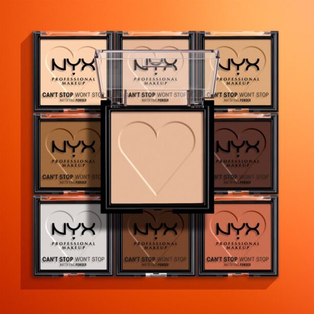 Preţ NYX Professional Makeup Can't Stop Won't Stop Mattifying Powder pudra matuire culoare 04 Meduim 6 g