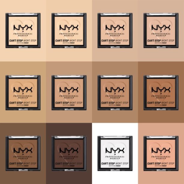 Original NYX Professional Makeup Can't Stop Won't Stop Mattifying Powder pudra matuire culoare 04 Meduim 6 g