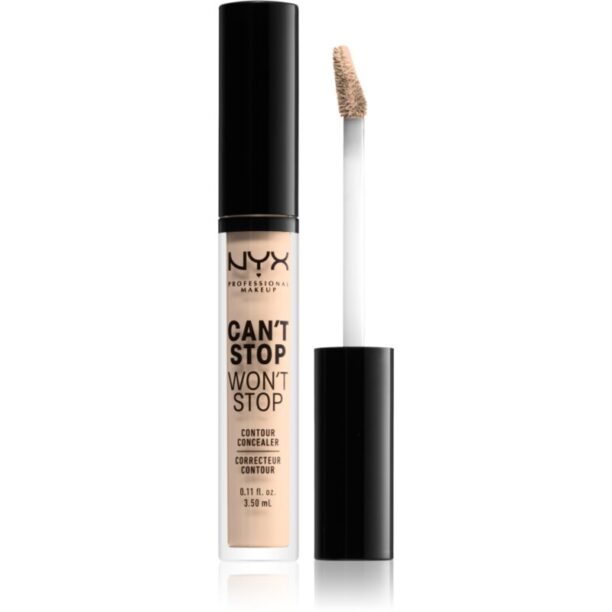 NYX Professional Makeup Can't Stop Won't Stop corector lichid culoare 04 Light Ivory 3.5 ml