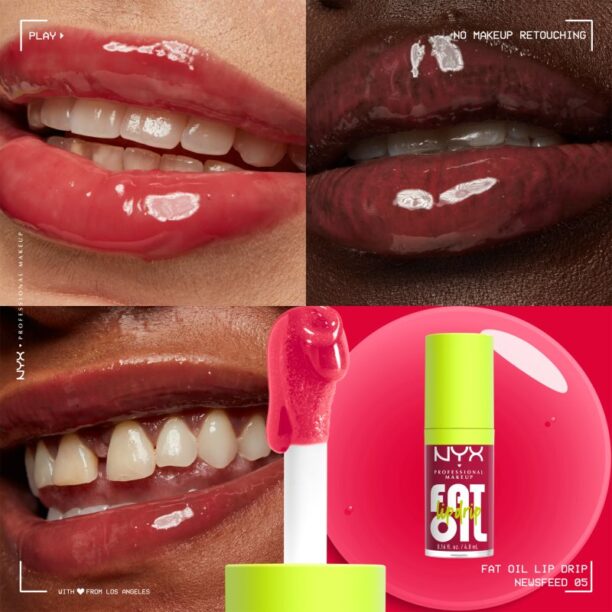 NYX Professional Makeup Fat Oil Lip Drip ulei pentru buze culoare 05 Newsfeed 4