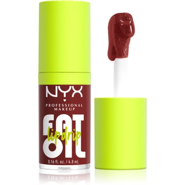 NYX Professional Makeup Fat Oil Lip Drip ulei pentru buze culoare Inside Scoop 4.8 ml