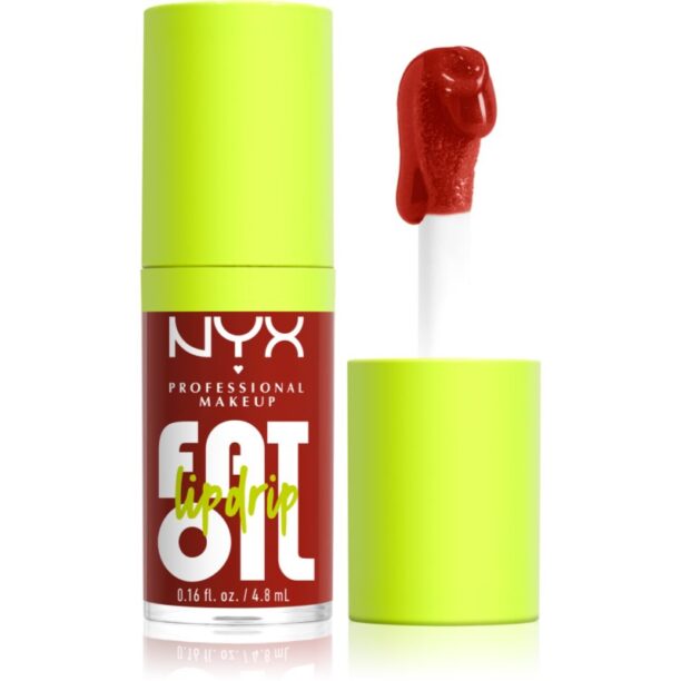 NYX Professional Makeup Fat Oil Lip Drip ulei pentru buze culoare Losin Cone Trol 4.8 ml