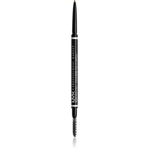 NYX Professional Makeup Micro Brow Pencil creion pentru sprancene culoare 3.5 Rich Auburn 0.09 g preţ