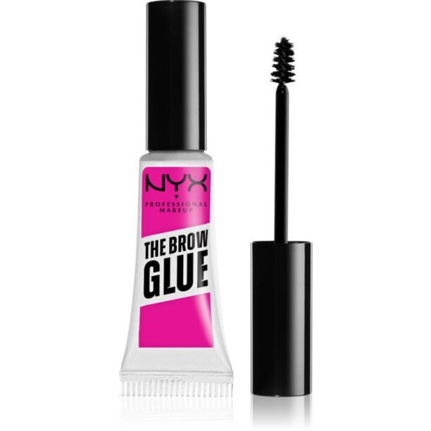 NYX Professional Makeup The Brow Glue gel pentru sprancene culoare Transparent 5 g preţ