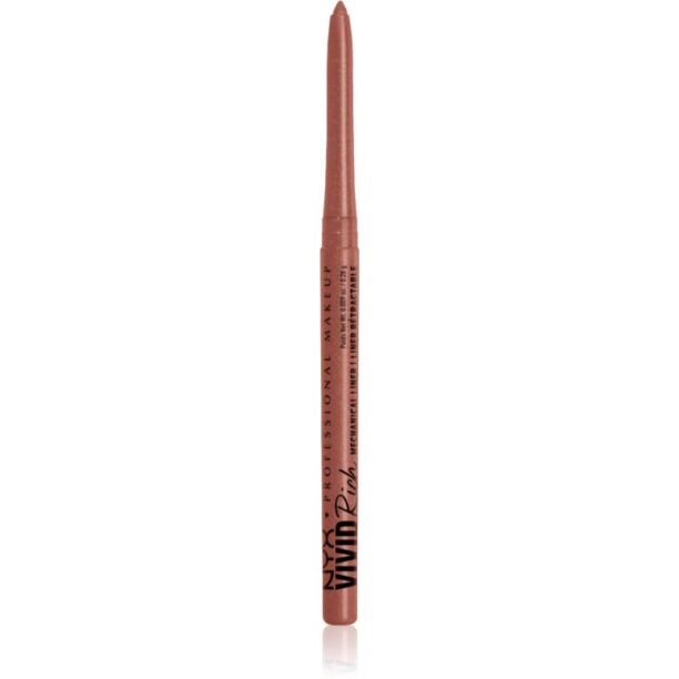 NYX Professional Makeup Vivid Rich eyeliner khol culoare 10 Spicy Pearl 0.28 g preţ