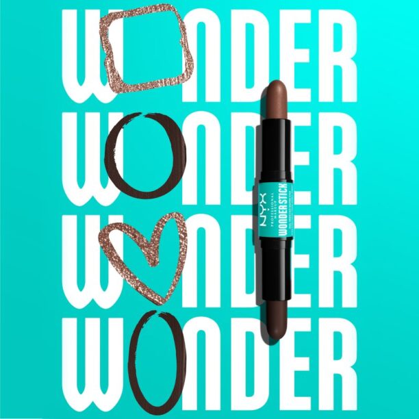 Preţ NYX Professional Makeup Wonder Stick Dual Face Lift baton pentru dublu contur culoare 01 Fair 2x4 g