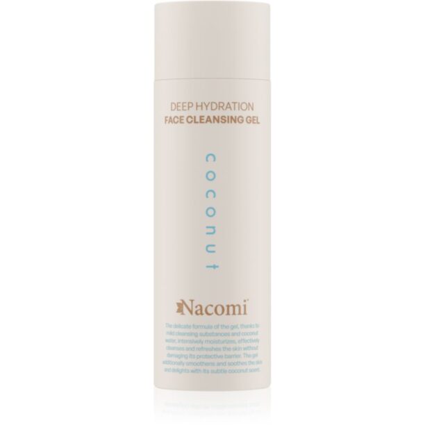 Nacomi Deep hydration gel de curățare Coconut 140 ml