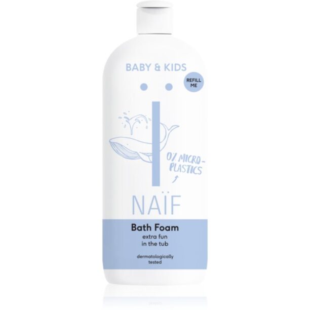 Naif Baby & Kids Bath Foam spuma de baie relaxanta pentru copii 500 ml preţ