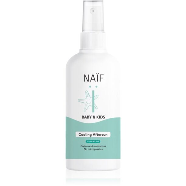 Naif Baby & Kids Cooling Aftersun spray pentru dupa bronzat pentru bebeluși și copii mici fără parfum 175 ml preţ