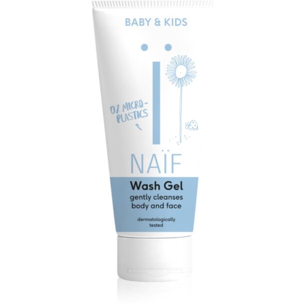 Naif Baby & Kids Wash Gel gel pentru spălarea și curățarea copiilor și a bebelușilor corp si fata 100 ml preţ