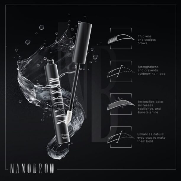 Original Nanobrow Eyebrow Serum ser pentru stimularea pentru sprâncene 5 ml