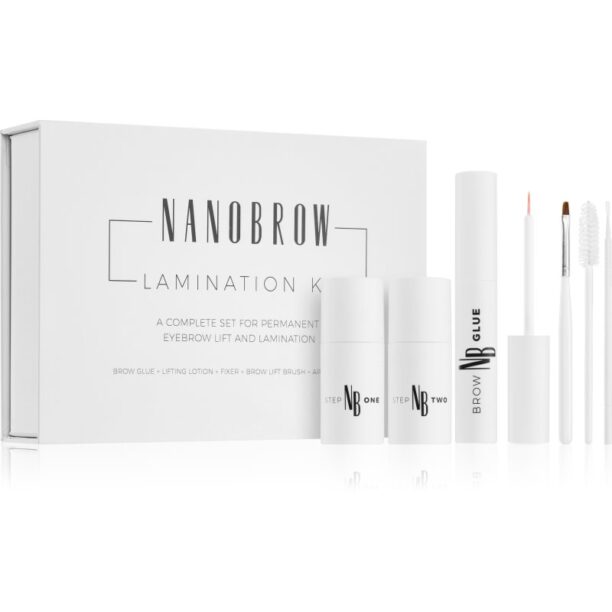 Nanobrow Lamination Kit set pentru aranjarea sprâncenelor preţ