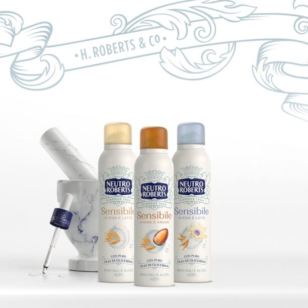 Preţ Neutro Roberts Avena e Latte deodorant spray cu o eficienta de 48 h 150 ml