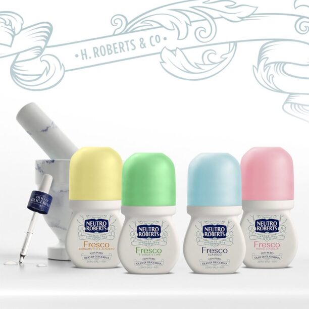 Preţ Neutro Roberts Tè Verde e Lime Deodorant roll-on cu o eficienta de 48 h 50 ml