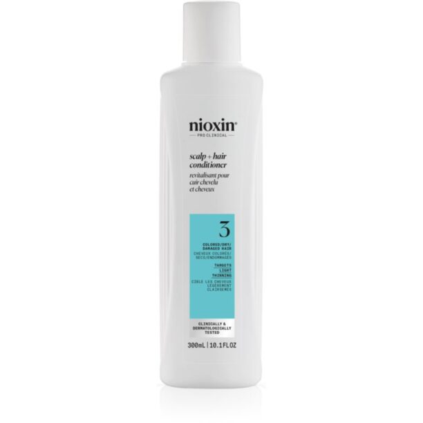 Nioxin System 3 Scalp + Hair Conditioner balsam pentru par vopsit subtiat 300 ml preţ