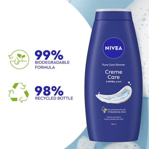 Original Nivea Creme Care gel calmant pentru dus maxi 750 ml