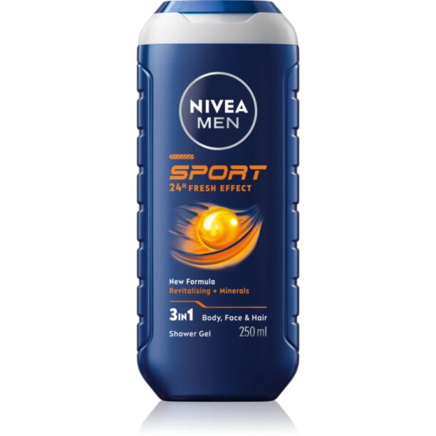 Nivea Men Sport gel de duș cu minerale pentru bărbați 250 ml preţ