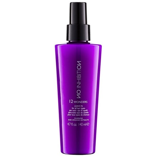 No Inhibition Guarana and organic extracts 12 wonders mască intensă spray fără clătire pentru toate tipurile de păr 140 ml