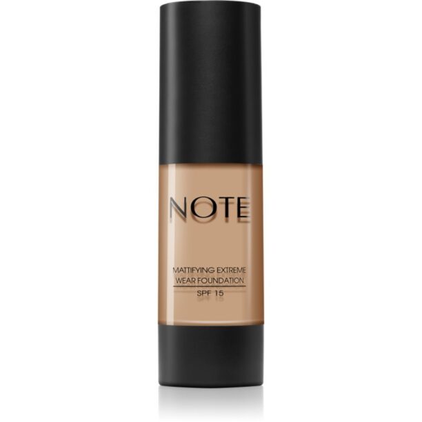 Note Cosmetique Mattifying Extreme Wear Foundation machiaj cu efect matifiant 02 Natural Beige 30 ml preţ