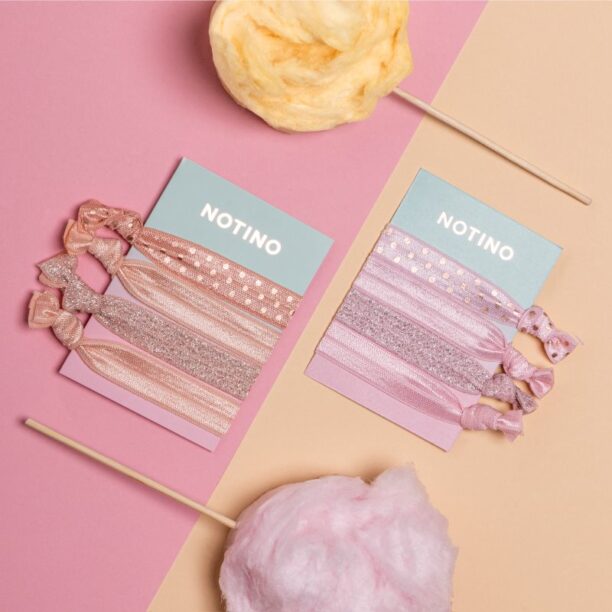 Cumpăra Notino Pastel Collection Hair elastics Elastice pentru par Orange 4 buc