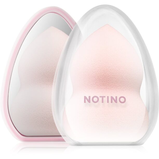 Notino Pastel Collection Make-up sponge with a mirror case burete de machiaj cu capac 1 buc preţ