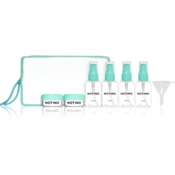 Notino Travel Collection Travel Bottle Set sticluțe pentru călătorie reutilizabile Aquatic preţ