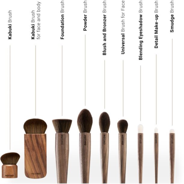 Cumpăra Notino Wooden Collection Smudge brush pensulă pentru estompare 1 buc