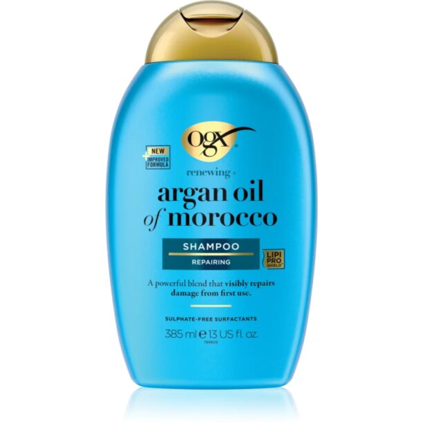 OGX Argan Oil Of Morocco șampon regenerator pentru un par stralucitor si catifelat 385 ml