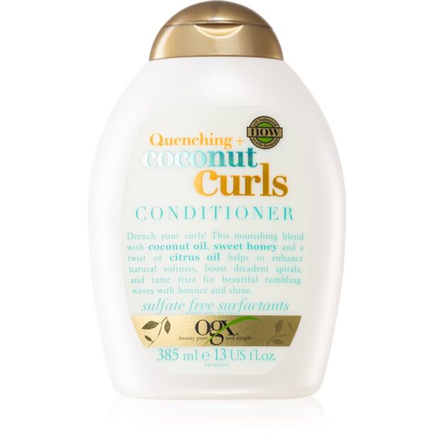 OGX Coconut Curls balsam pentru par ondulat si cret 385 ml