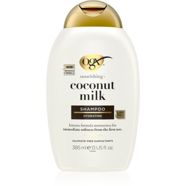 OGX Coconut Milk sampon hidratant cu ulei de cocos 385 ml