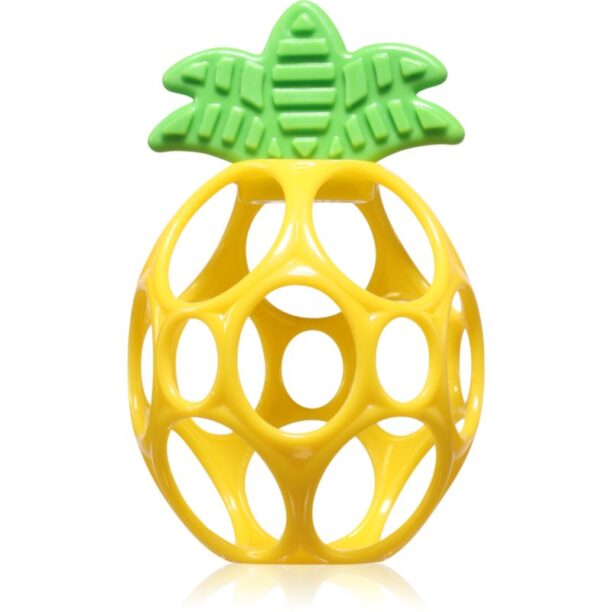 Oball Teether My Own™ jucărie pentru dentiție Pineapple 1 buc