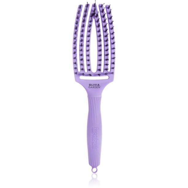 Olivia Garden Fingerbrush Bloom perie de tip paletă Lavender 1 buc