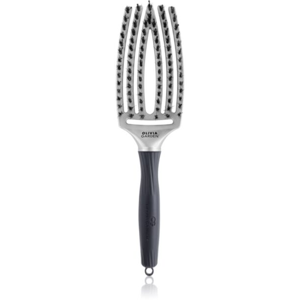 Olivia Garden Fingerbrush Trinity perie de tip paletă White Gold 1 buc